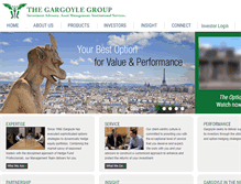 Tablet Screenshot of gargoylegroup.com